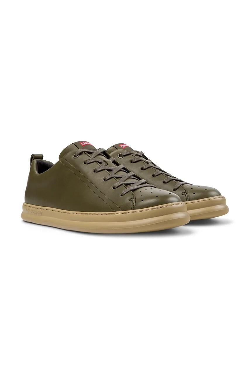 Шкіряні кросівки Camper Runner Four колір сірий K100226-148