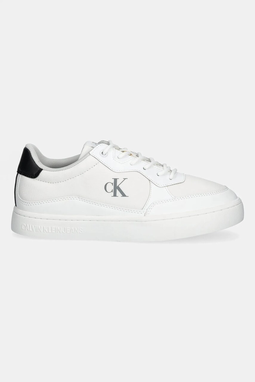 Кросівки Calvin Klein Jeans CLASSIC CUPSOLE TECH RIPSTOP чоловічі колір білий YM0YM01202