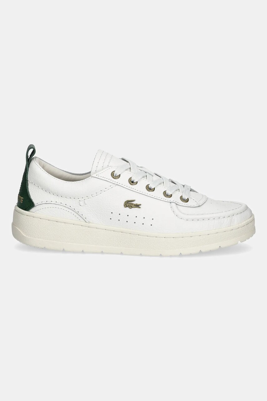 Шкіряні кросівки Lacoste UMPIRE чоловічі колір білий 49CMA0002