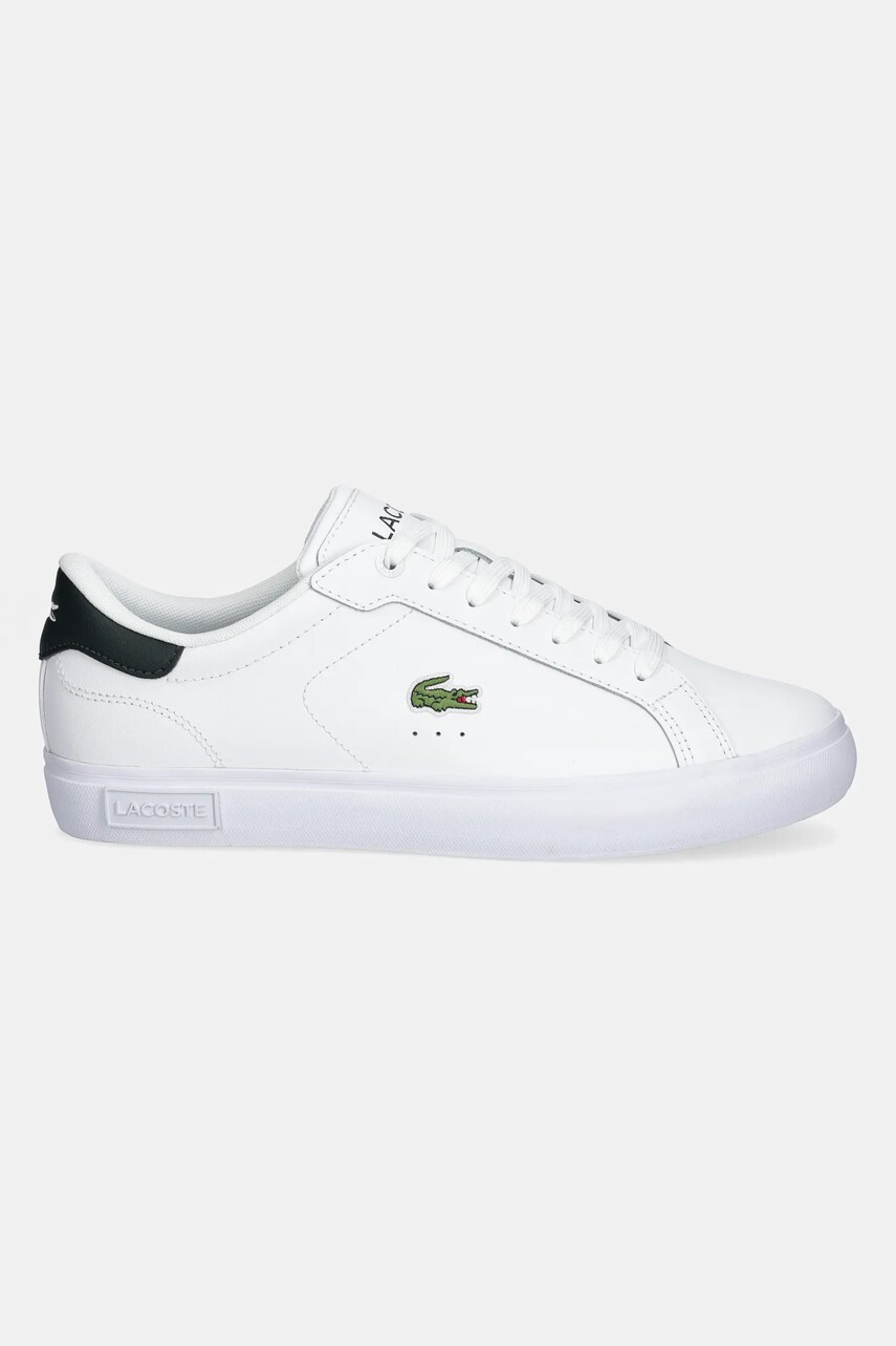 Шкіряні сандалі Lacoste POWERCOURT чоловічі колір білий 49SMA0081