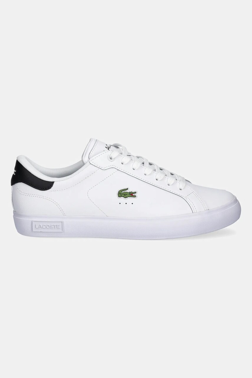 Шкіряні сандалі Lacoste POWERCOURT чоловічі колір білий 49SMA0081