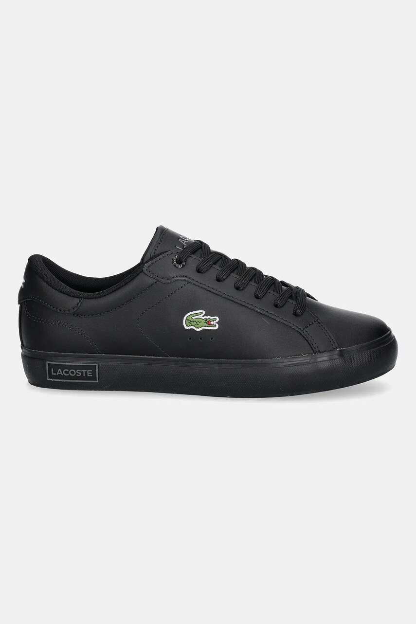 Шкіряні сандалі Lacoste POWERCOURT чоловічі колір чорний 49SMA0081