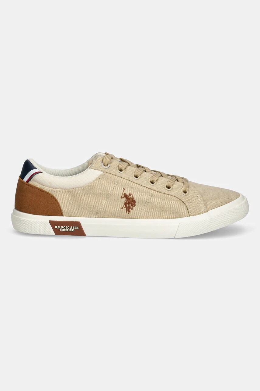 Кеди U.S. Polo Assn. BASTER001M/5TH3 колір бежевий BASTER