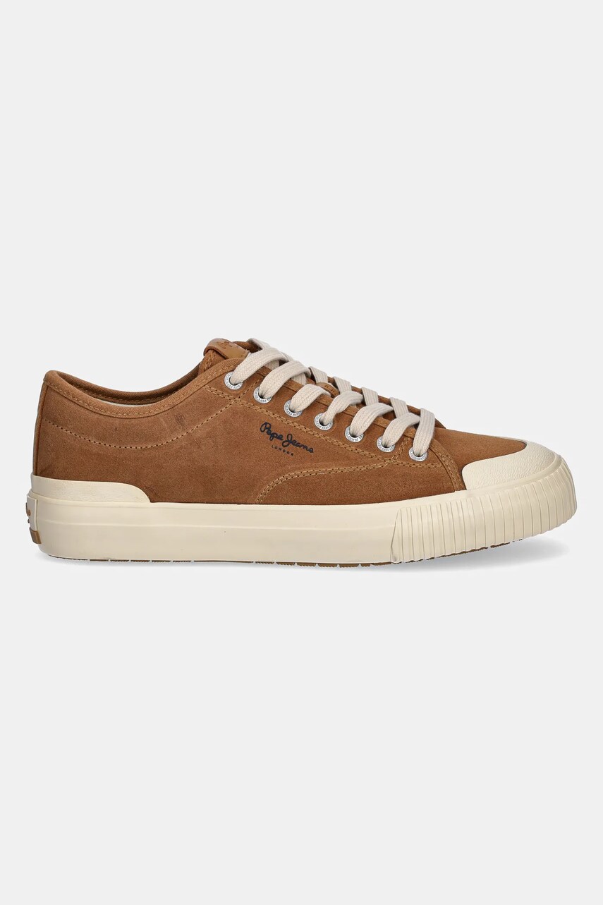 Замшеві кеди Pepe Jeans BEN SUEDE M колір коричневий PMS31074