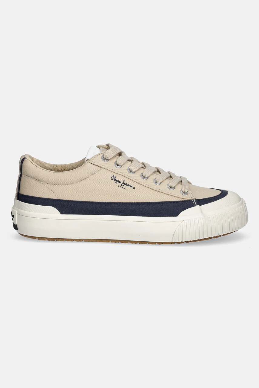 Кеди Pepe Jeans BEN WASH M колір бежевий PMS31075