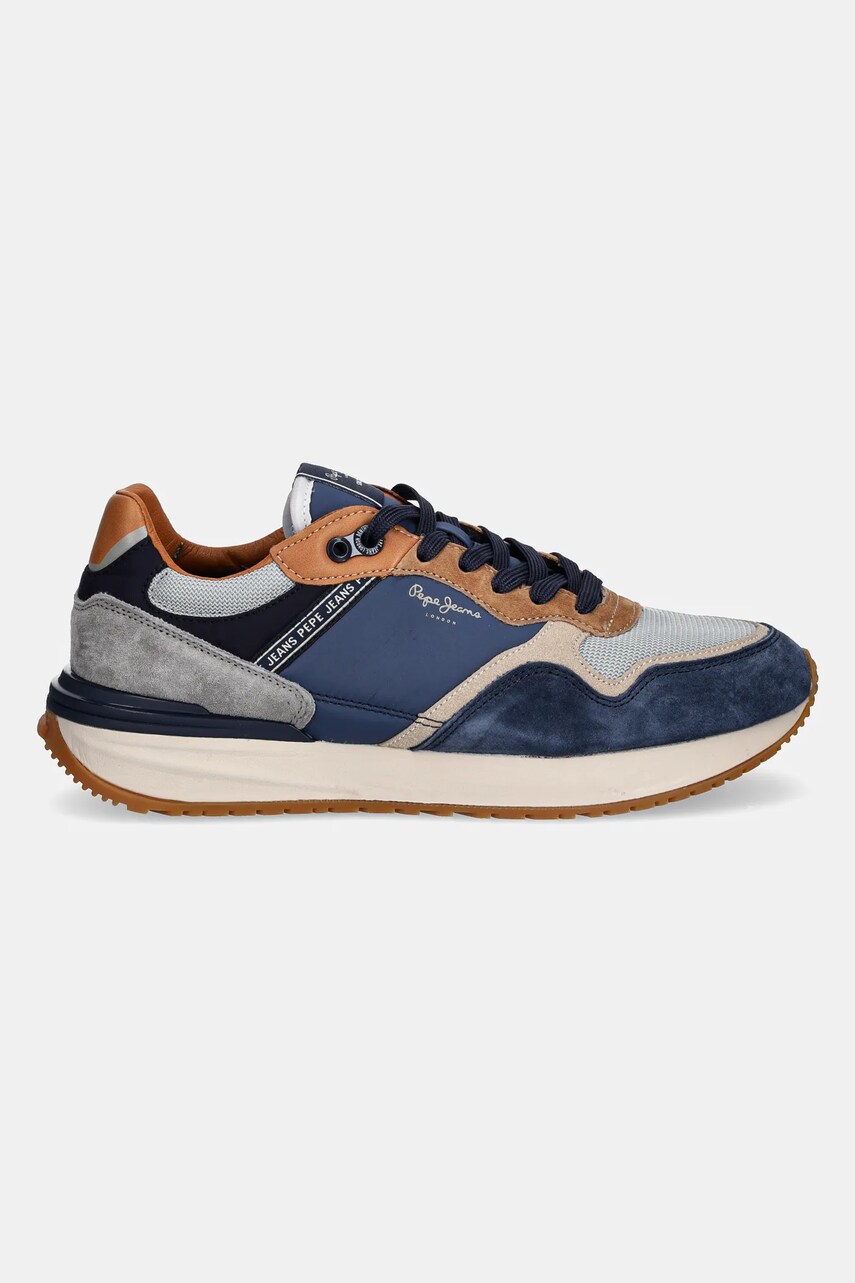 Купити Кросівки Pepe Jeans BUSTER PRO COMBI M чоловічі колір синій PMS60041 – головне зображення