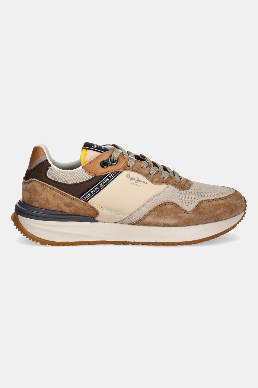 Кросівки Pepe Jeans BUSTER PRO COMBI M чоловічі колір коричневий PMS60041