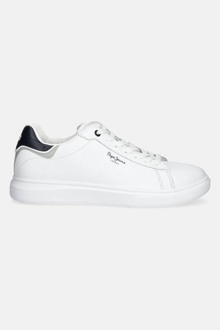 Шкіряні кросівки Pepe Jeans EATON ONE M чоловічі колір бежевий PMS00044