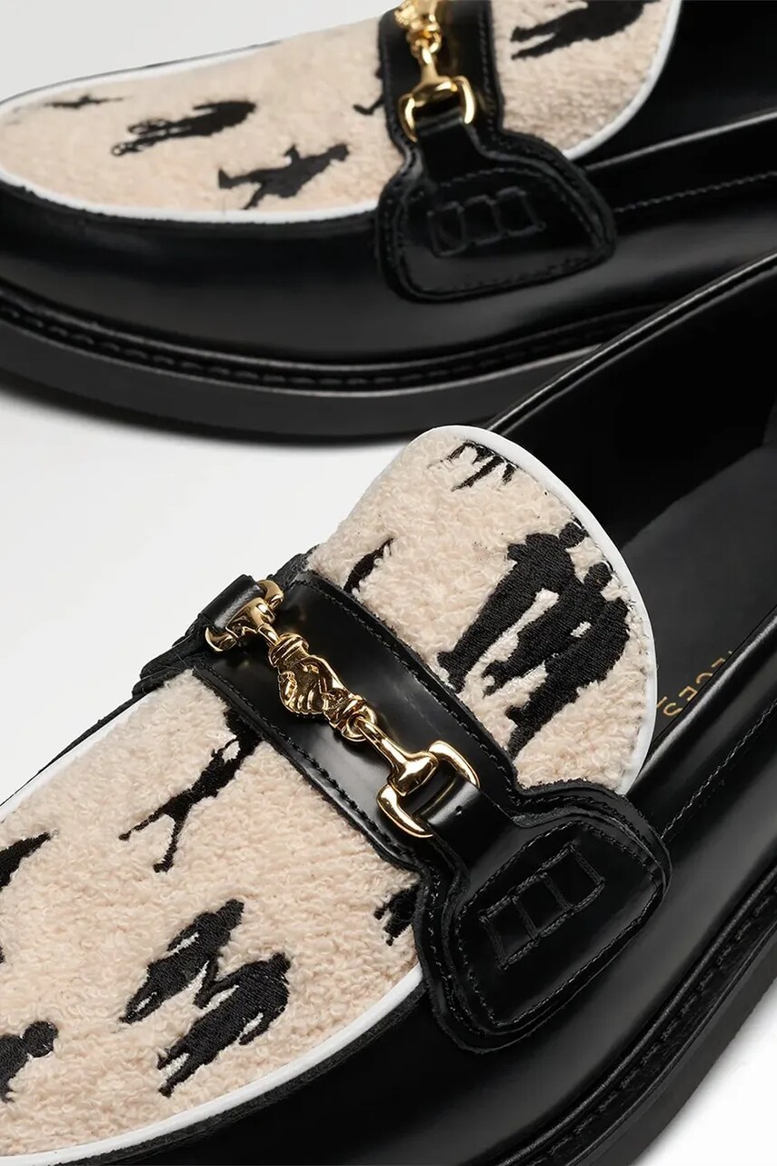 Туфлі Filling Pieces Loafer Generations колір чорний на плоскому ходу 44260021861