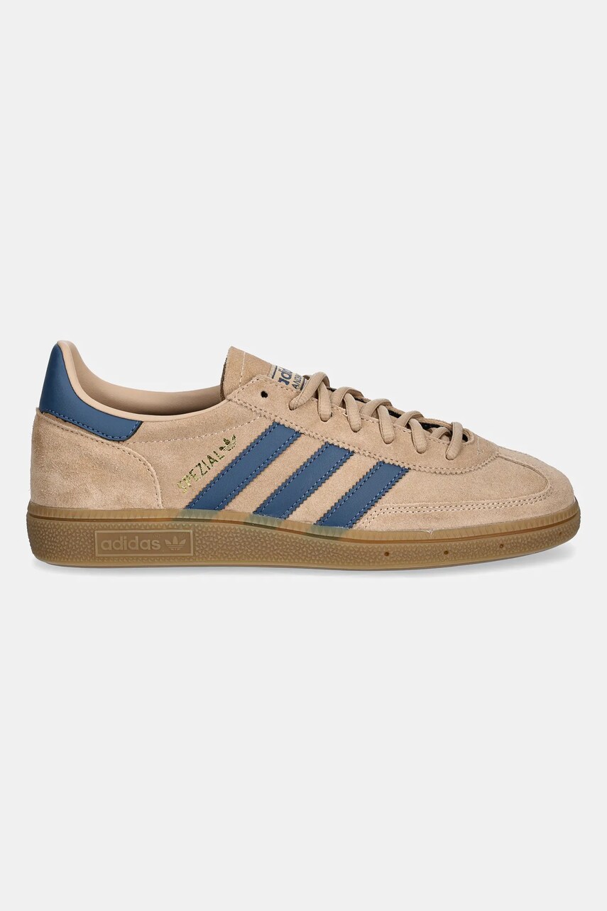Замшеві кросівки adidas Originals Handball Spezial колір бежевий JH5435