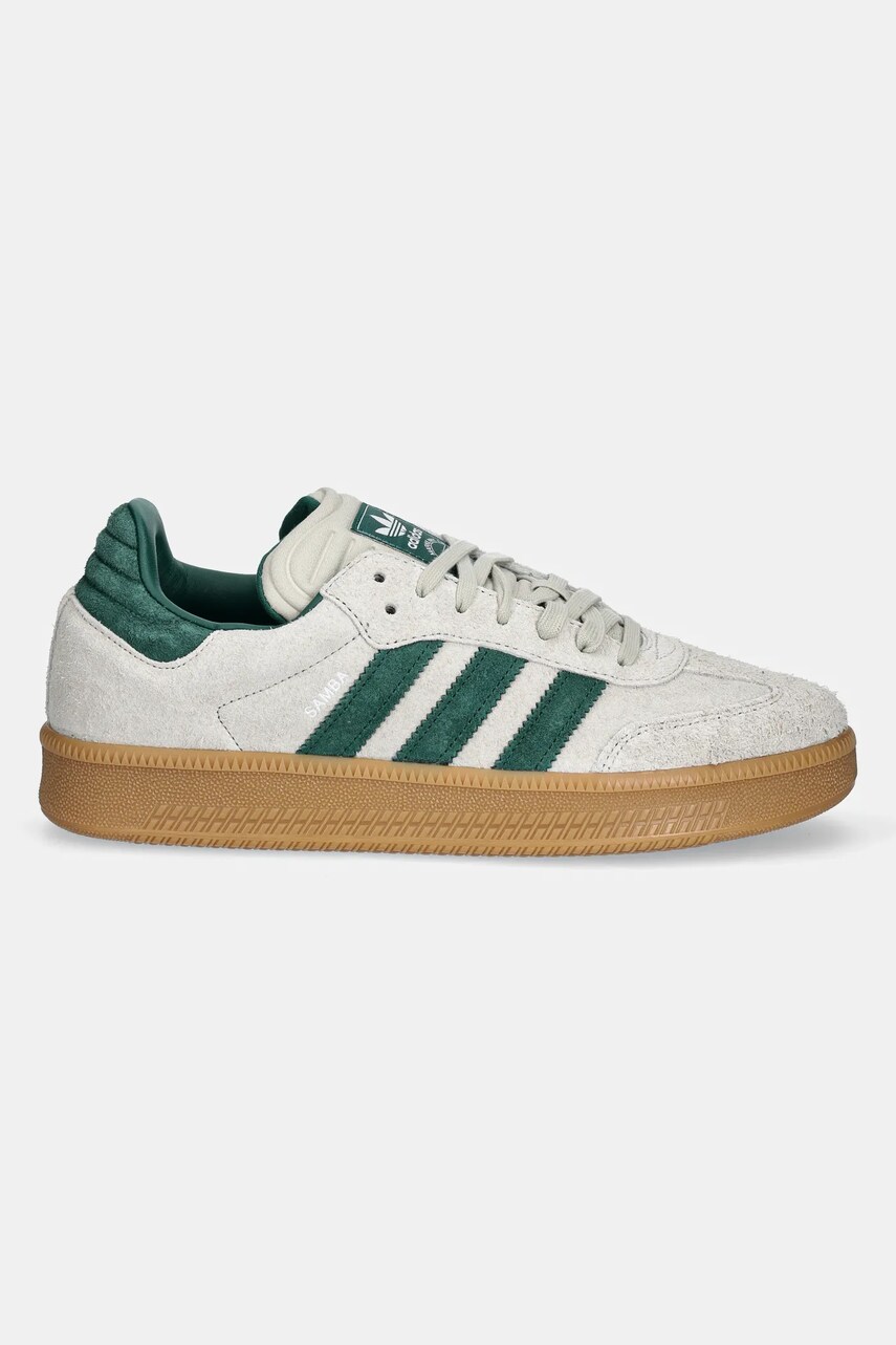 Замшеві кросівки adidas Originals Samba XLG колір бежевий JI3197