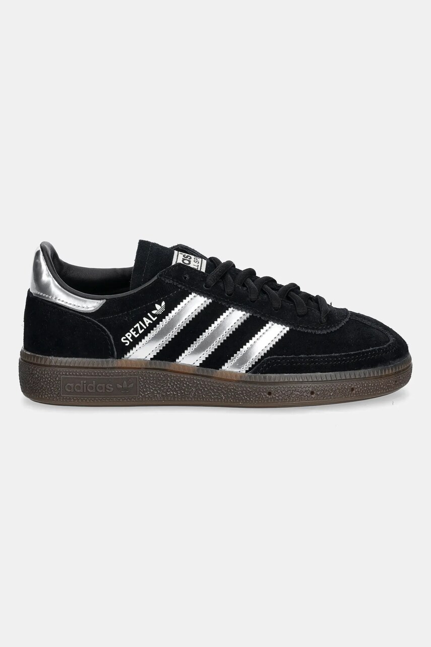 Замшеві кросівки adidas Originals Handball Spezial колір чорний JP5356