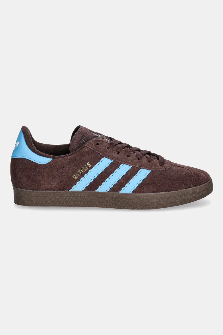 Замшеві кросівки adidas Originals Gazelle колір коричневий JH5392