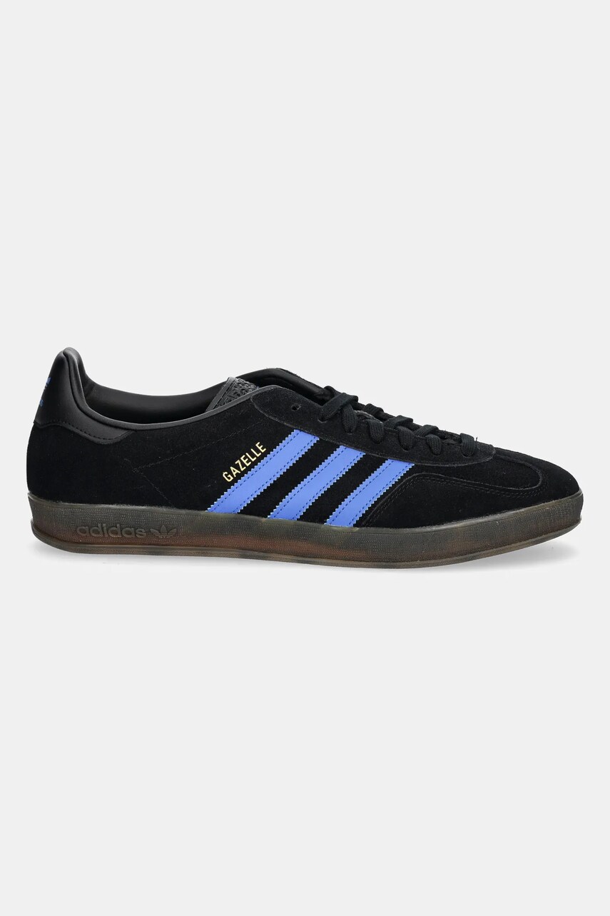 Замшеві кросівки adidas Originals Gazelle Indoor колір чорний JQ2692