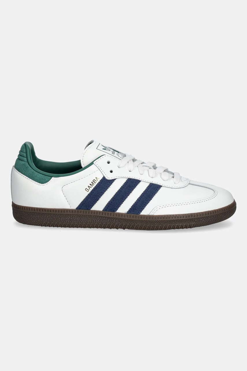 Шкіряні кросівки adidas Originals Samba OG колір білий IH4882