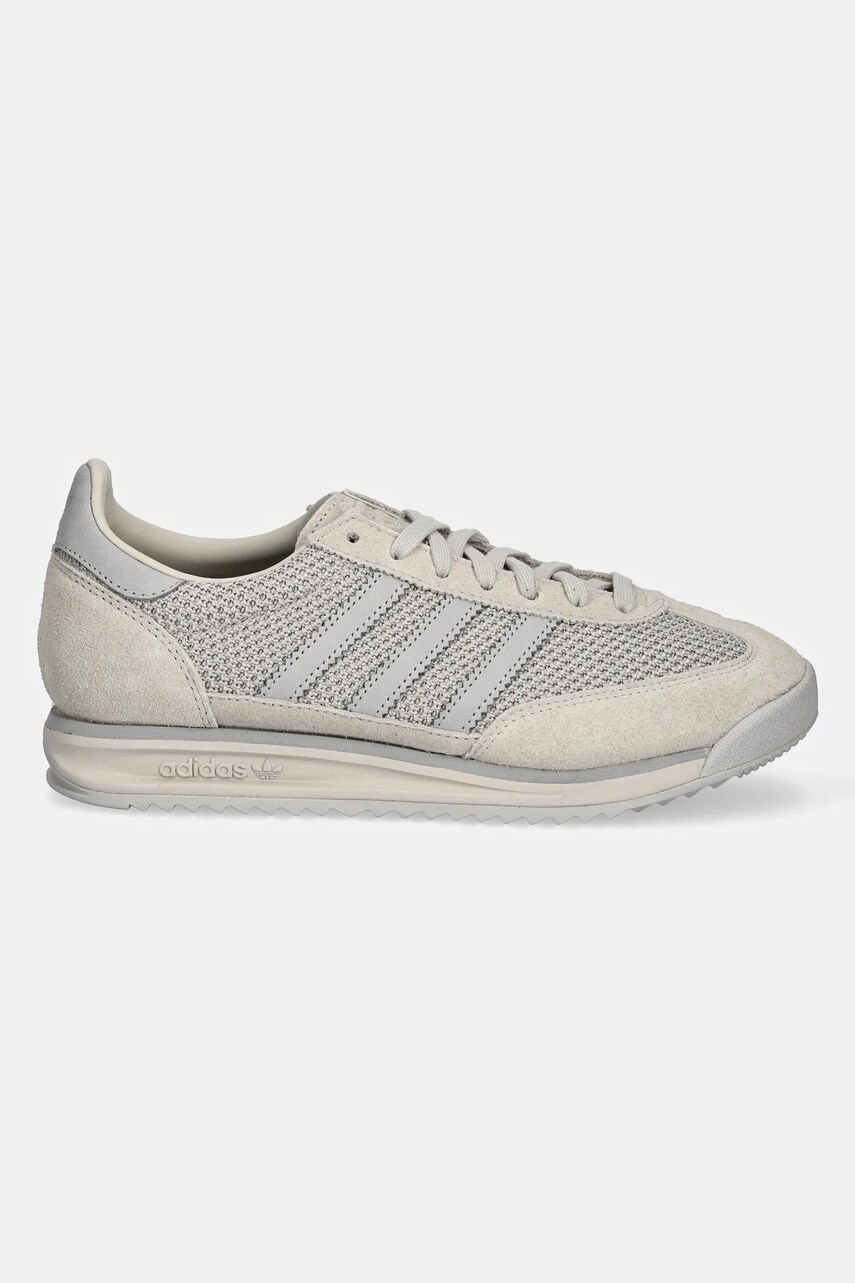 Замшеві кросівки adidas Originals SL 72 RS колір бежевий JR7813