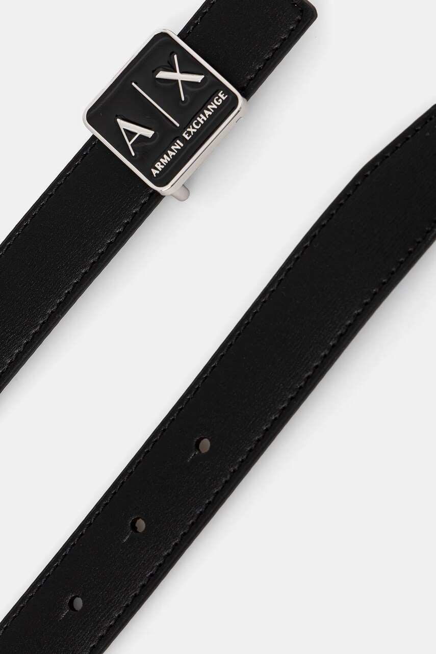 Двосторонній ремінь Armani Exchange жіночий колір чорний XW000302 AF12038