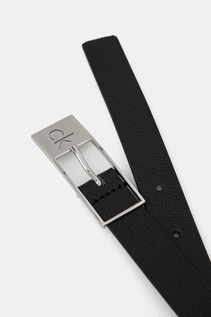 Шкіряний ремінь Calvin Klein жіночий колір чорний K60K612864