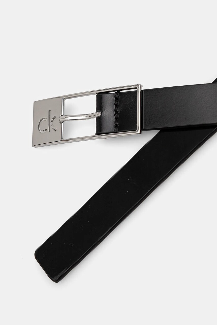 Шкіряний ремінь Calvin Klein жіночий колір чорний K60K612869