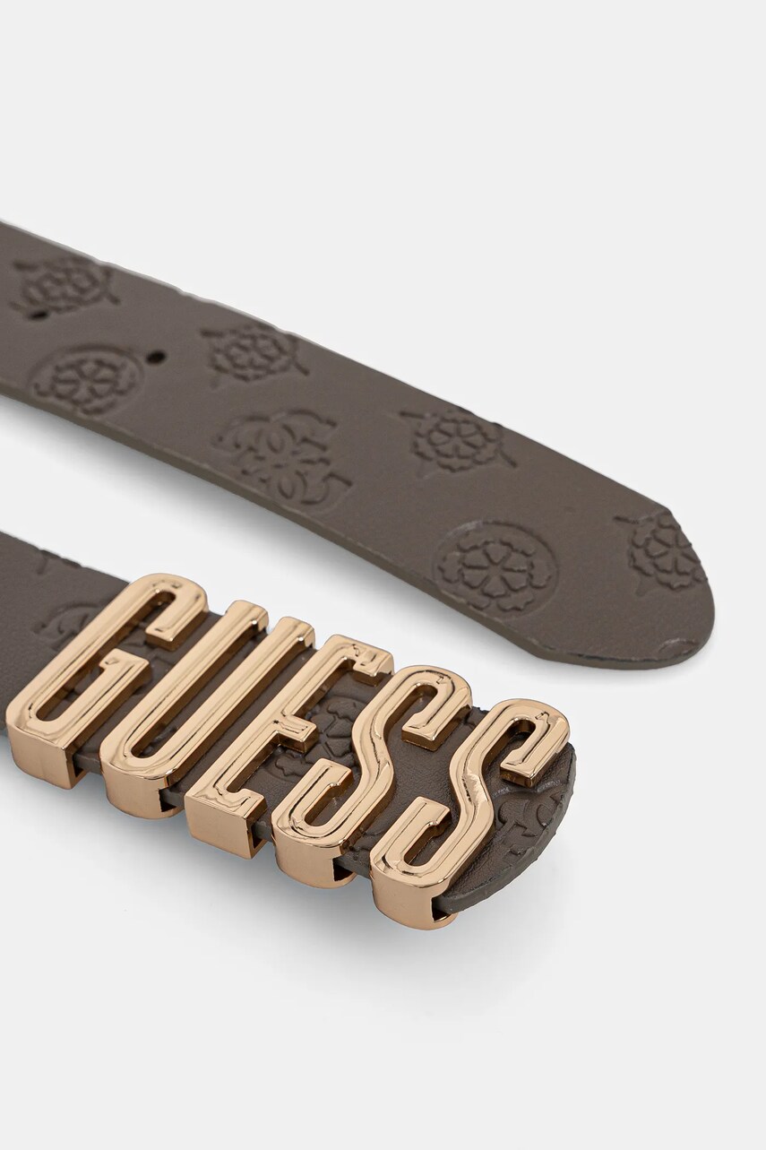 Ремінь Guess GERTY жіночий колір бежевий BW9196 P5135
