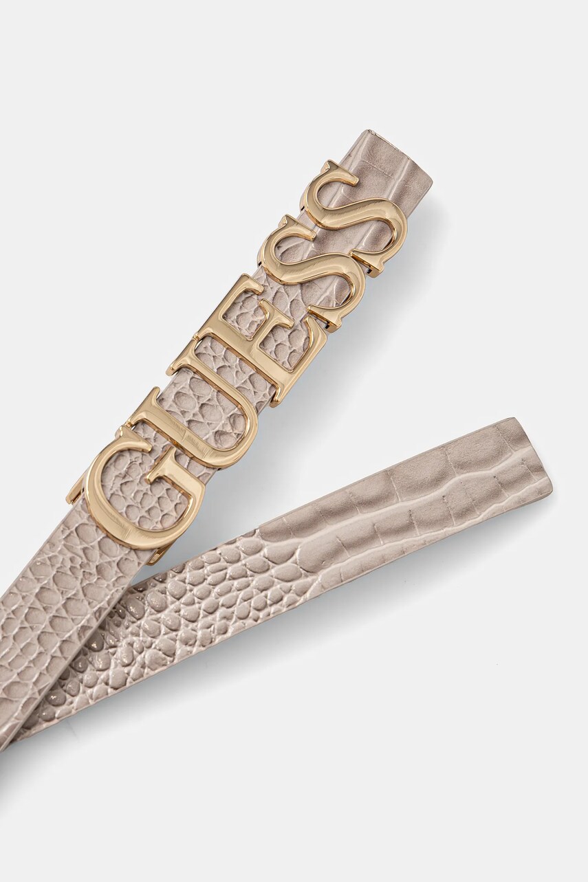 Ремінь Guess SYLVYE жіночий колір бежевий BW9206 P5120