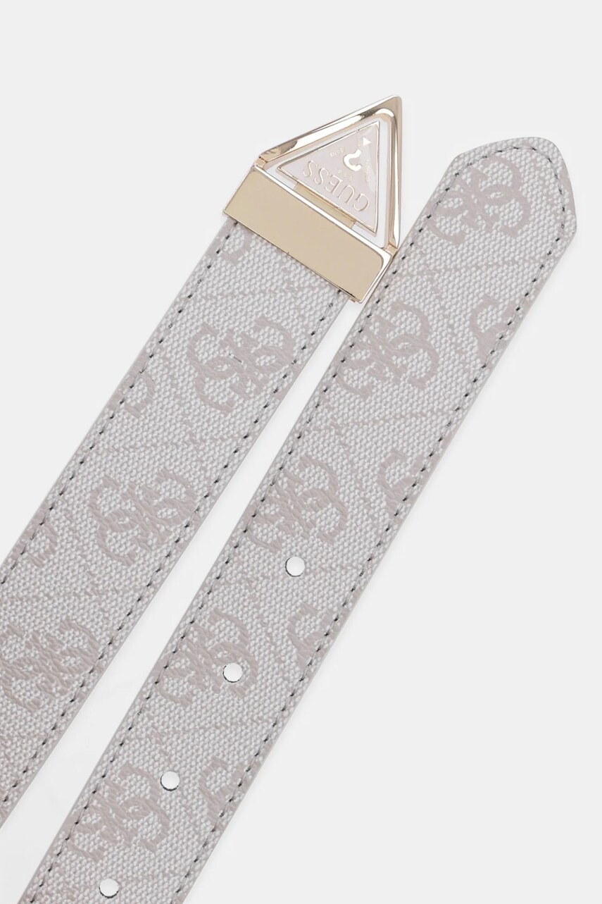 Двосторонній ремінь Guess NOELLE жіночий колір бежевий BW9224 P5230