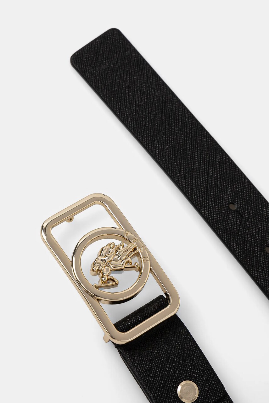 Ремінь U.S. Polo Assn. CoupeBronze жіночий колір чорний AIUCF2472WVP