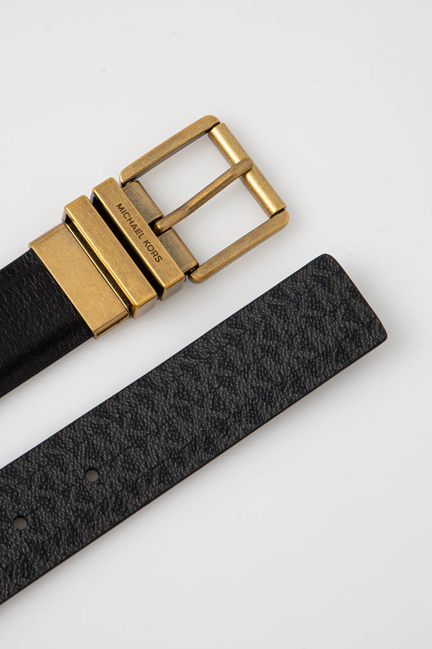 Двосторонній ремінь MICHAEL Michael Kors жіночий колір чорний 559157
