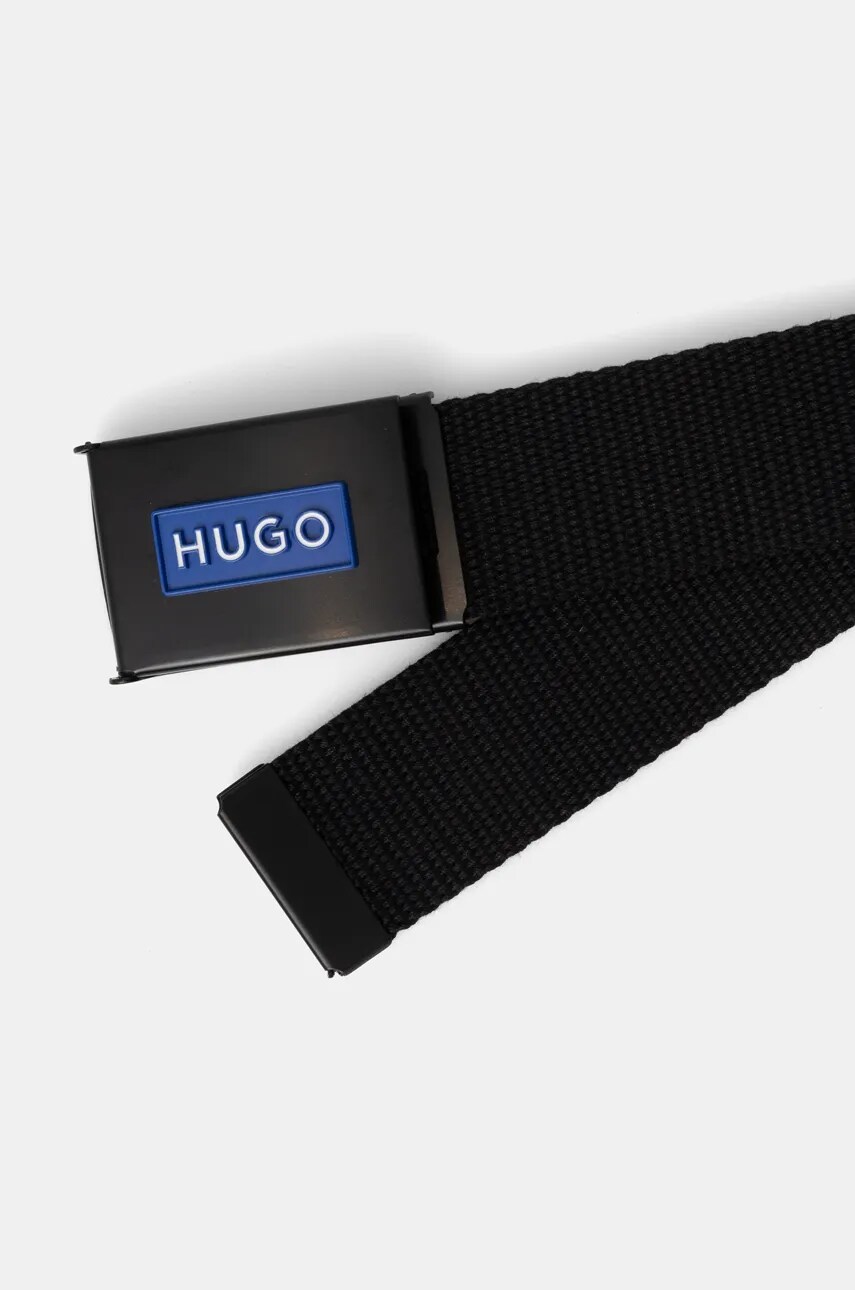 Ремінь Hugo Blue чоловічий колір чорний 50537355