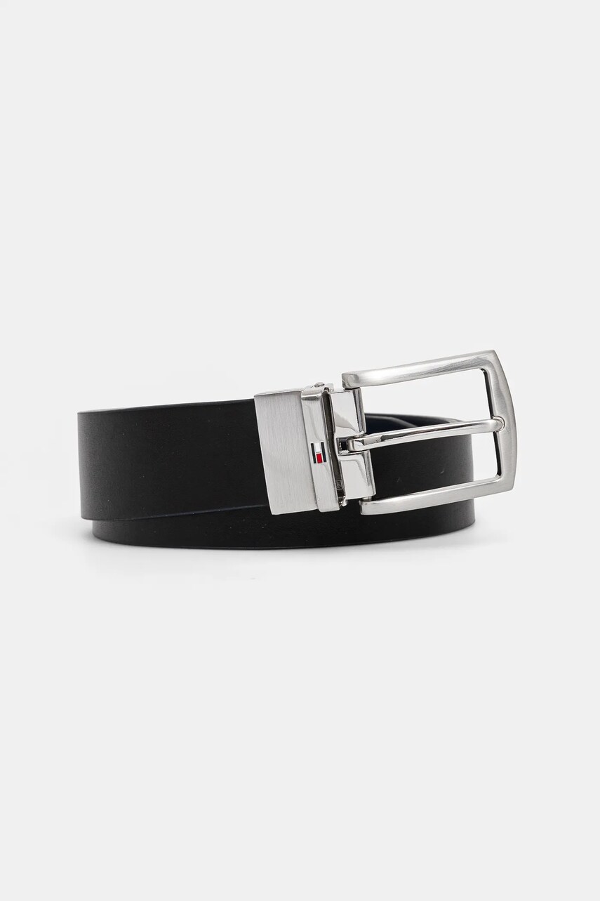 Двосторонній шкіряний ремінь Tommy Hilfiger чоловічий колір коричневий AM0AM13012