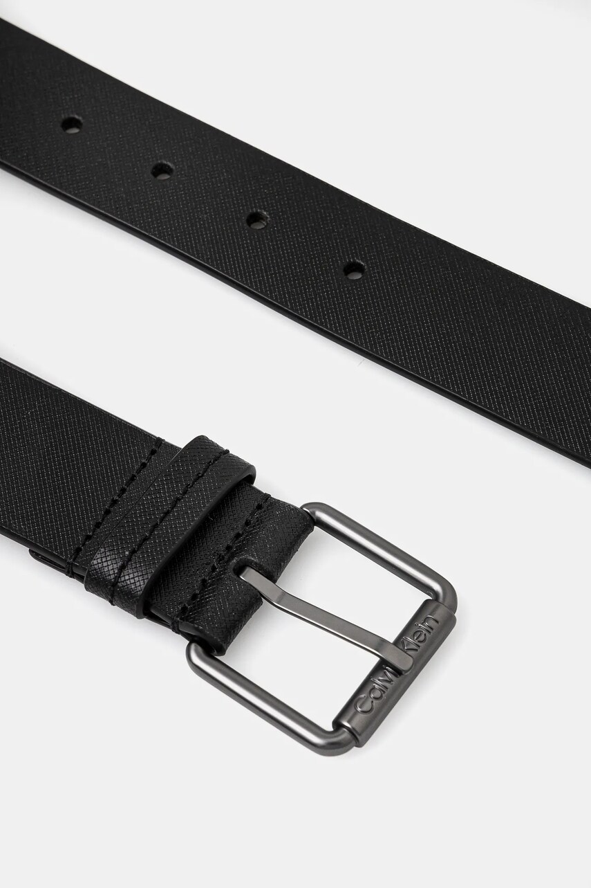 Шкіряний ремінь Calvin Klein чоловічий колір чорний K50K512648