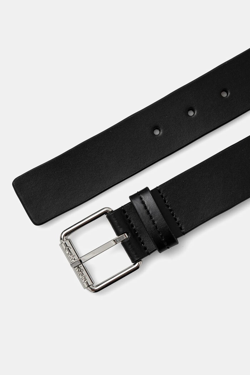 Шкіряний ремінь Calvin Klein чоловічий колір чорний K50K512650
