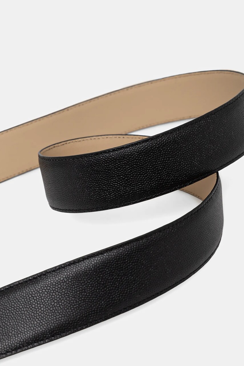Шкіряний ремінь Calvin Klein чоловічий колір чорний K50K512656