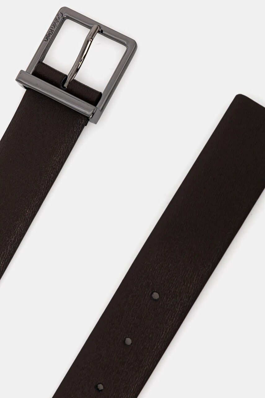 Шкіряний ремінь Calvin Klein чоловічий колір коричневий K50K512837