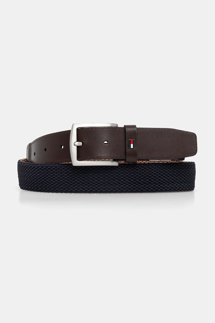 Ремінь Tommy Hilfiger чоловічий колір коричневий AM0AM13376