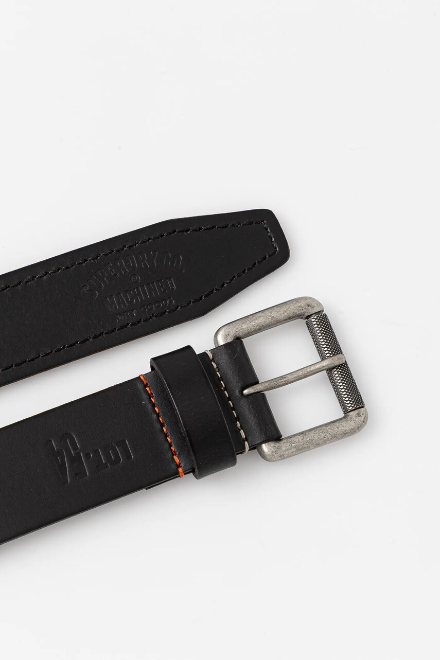Шкіряний ремінь Superdry чоловічий колір чорний M9210116A-02A