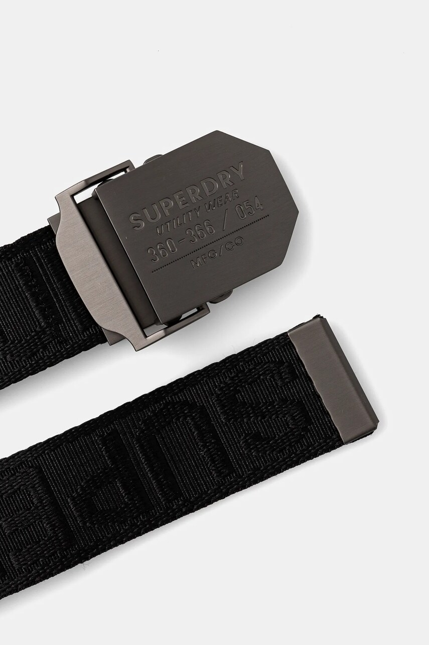 Ремінь Superdry чоловічий колір чорний M9210121A-02A