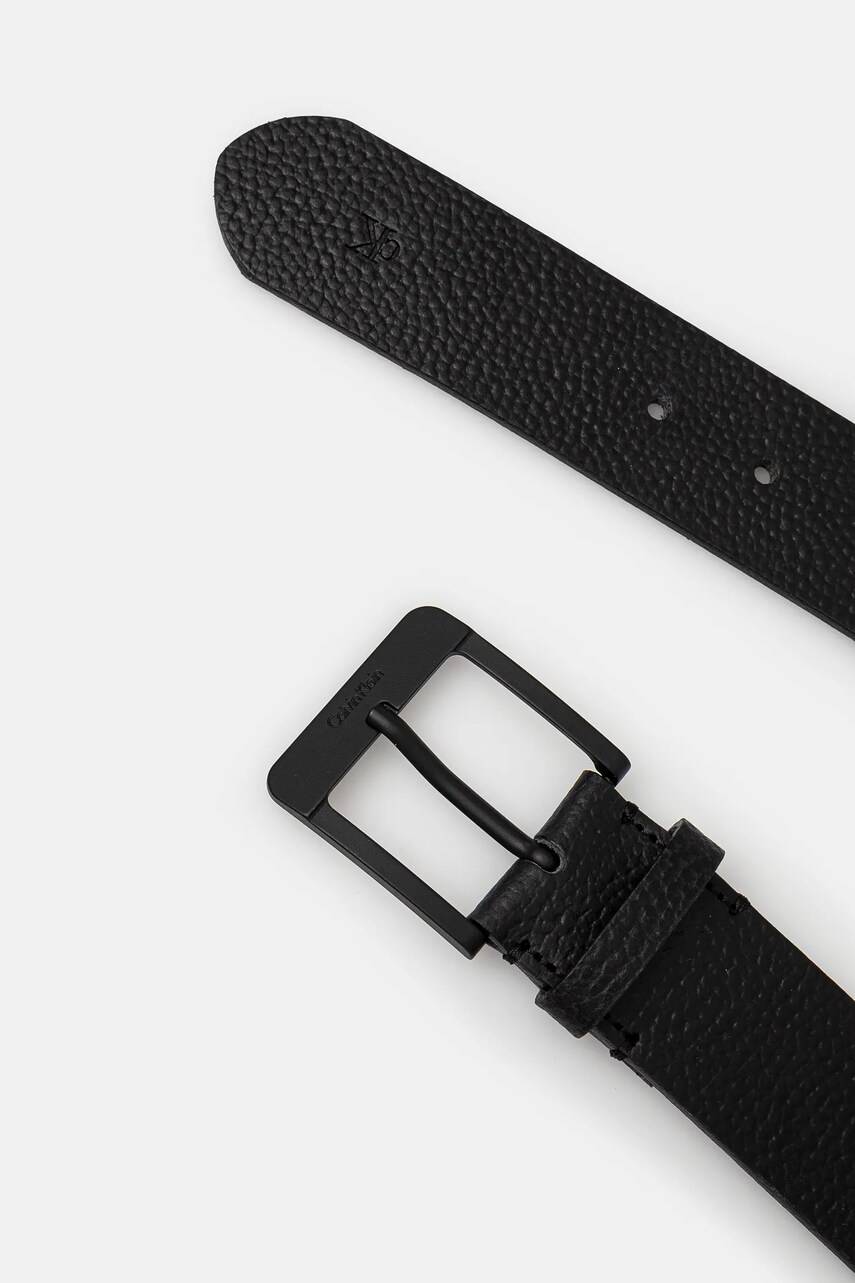 Шкіряний ремінь Calvin Klein Jeans чоловічий колір чорний LV04G7015G