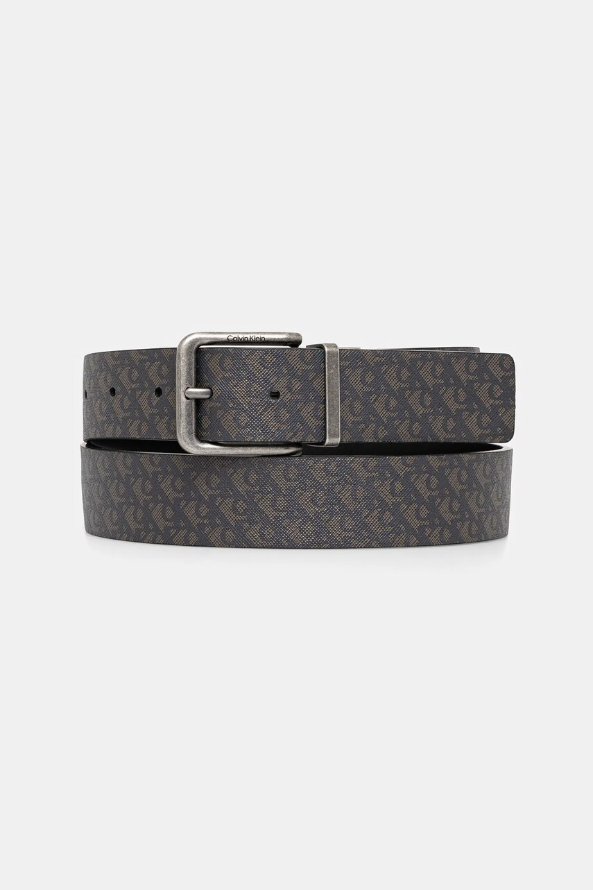 Двосторонній ремінь Calvin Klein Jeans чоловічий колір чорний LV04G7029G