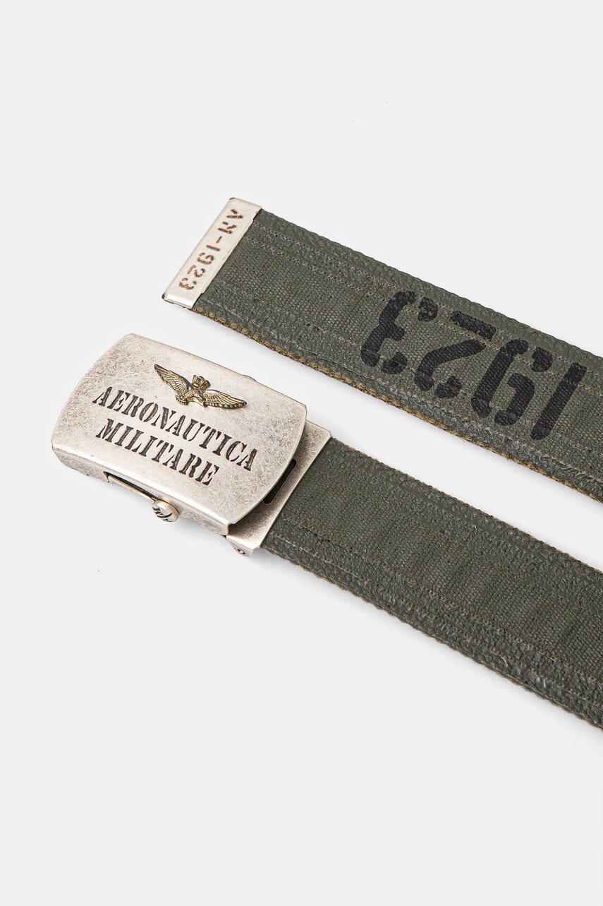 Ремінь Aeronautica Militare чоловічий колір зелений CI317CT3585