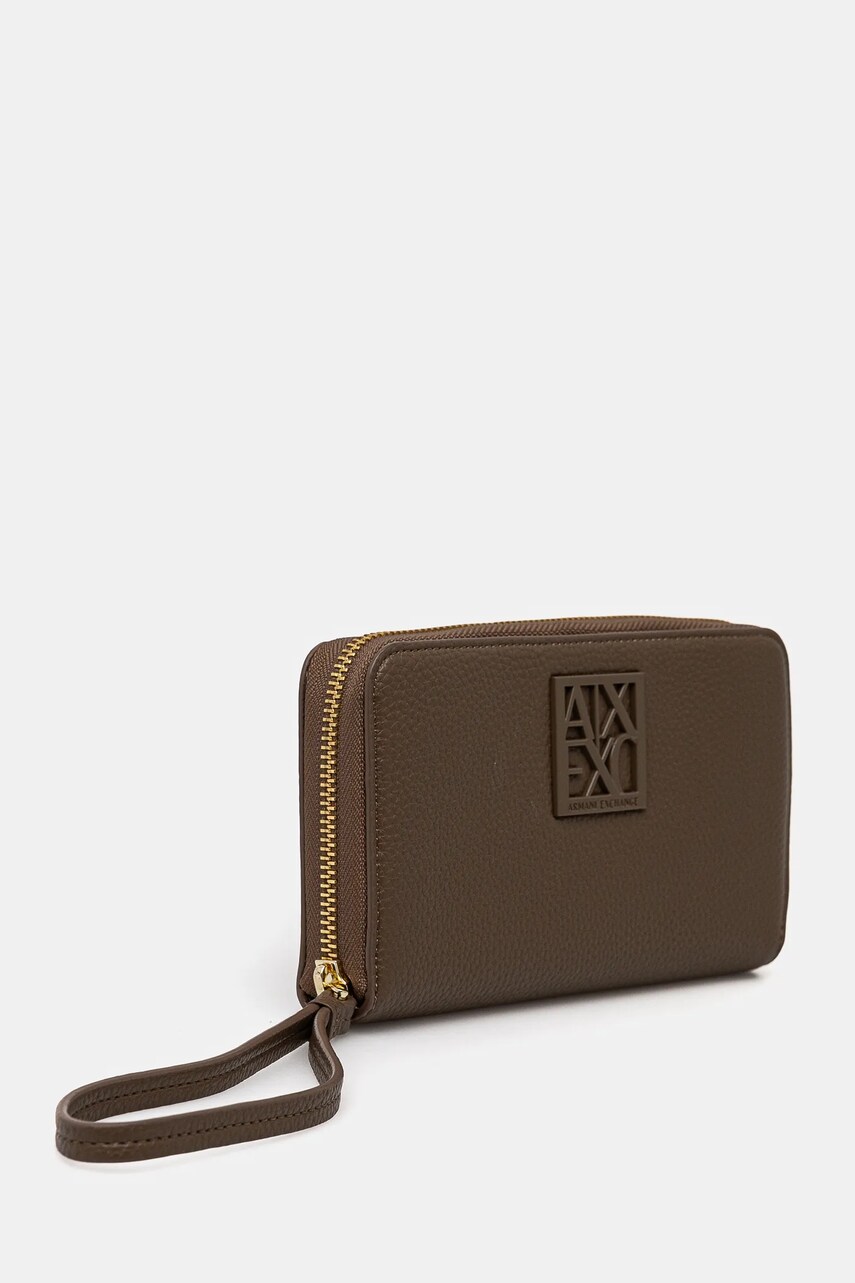 Гаманець Armani Exchange жіночий колір коричневий XW000361 AF11902
