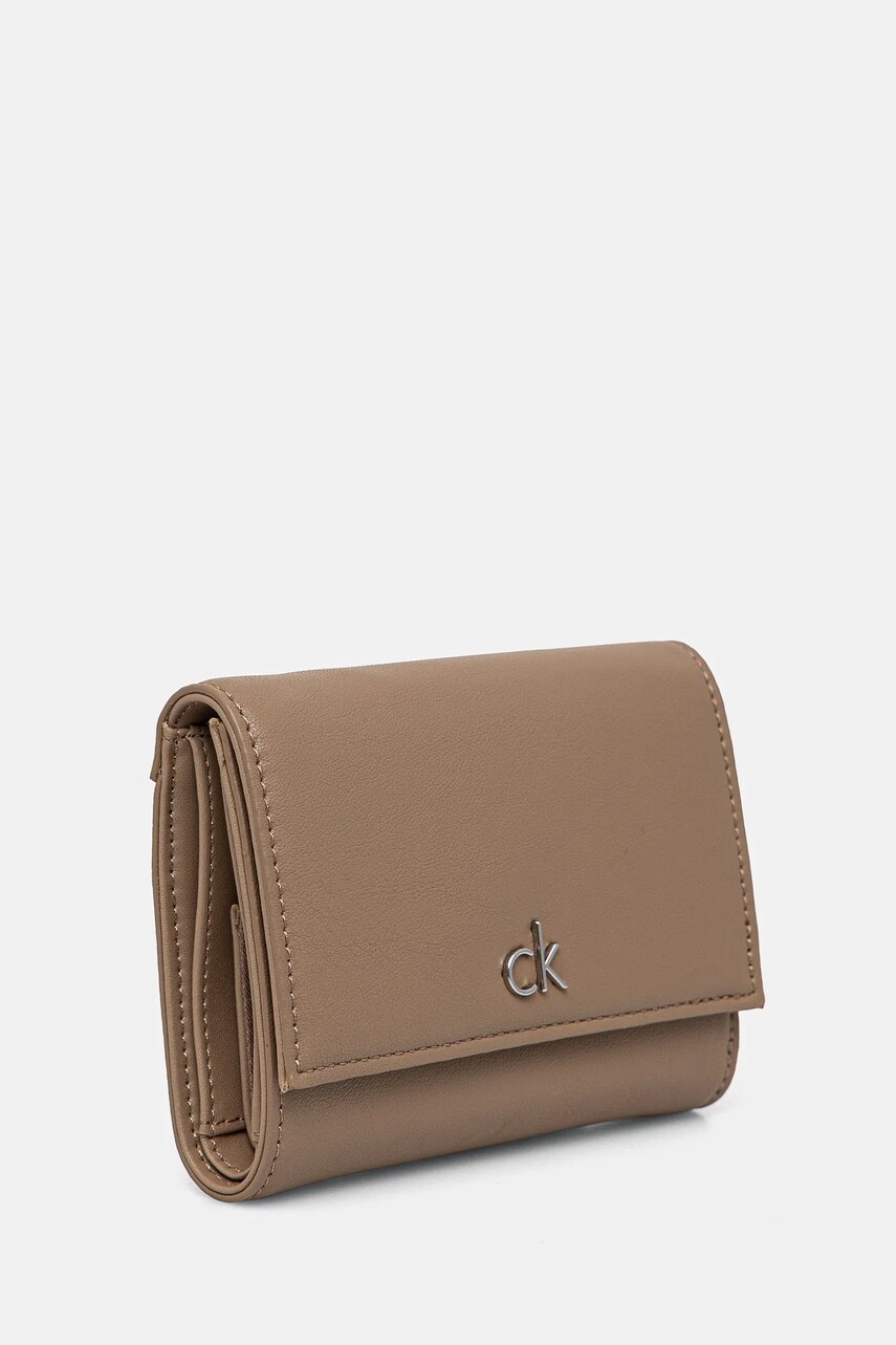 Гаманець Calvin Klein жіночий колір бежевий K60K612851