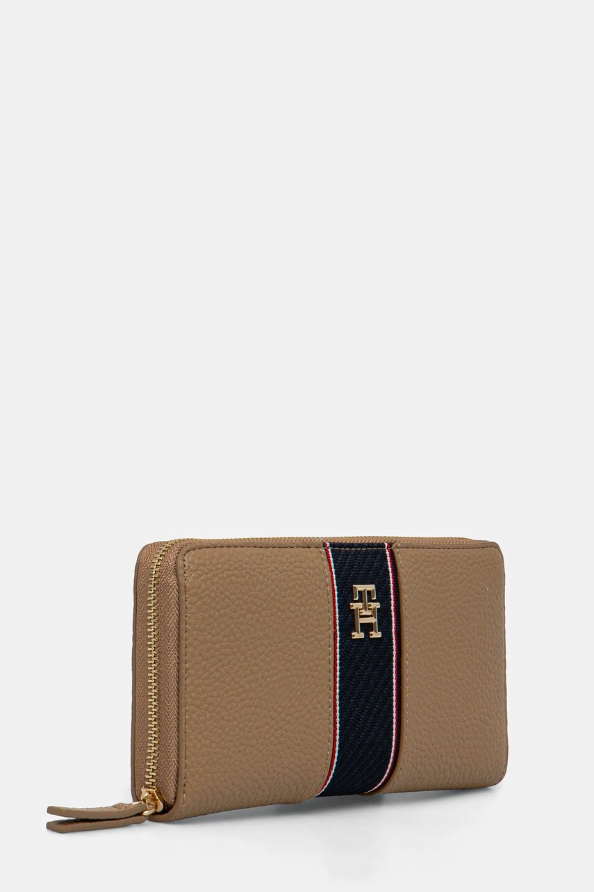 Гаманець Tommy Hilfiger жіночий колір бежевий AW0AW16921