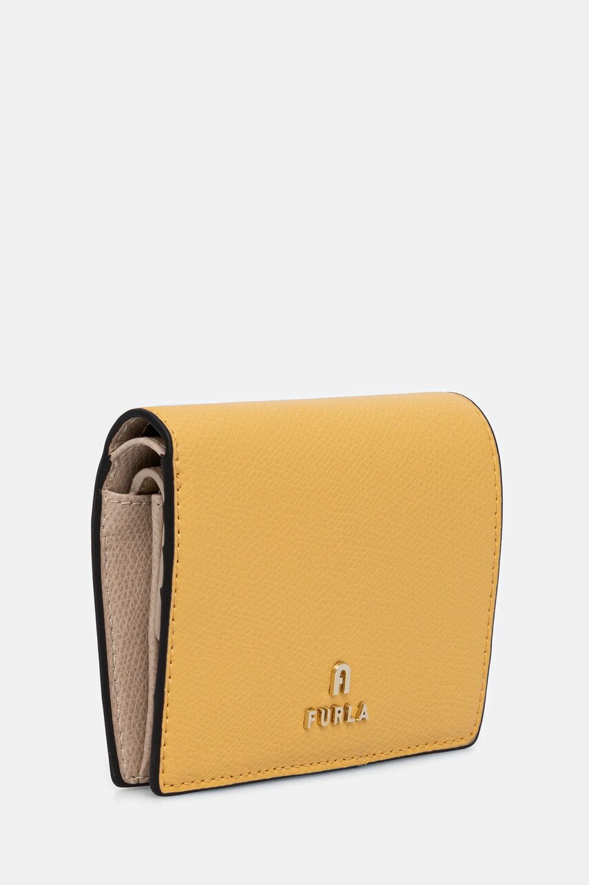 Шкіряний гаманець Furla жіночий колір жовтий WP00304 ARE000 3592S