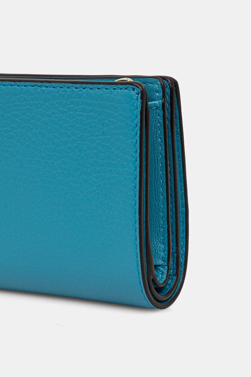 Шкіряний гаманець Furla жіночий колір бірюзовий WP00307 HSF000 TR400