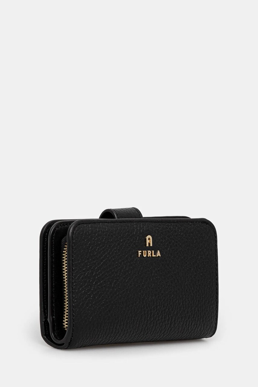 Шкіряний гаманець Furla жіночий колір чорний WP00314 HSF000 O6000
