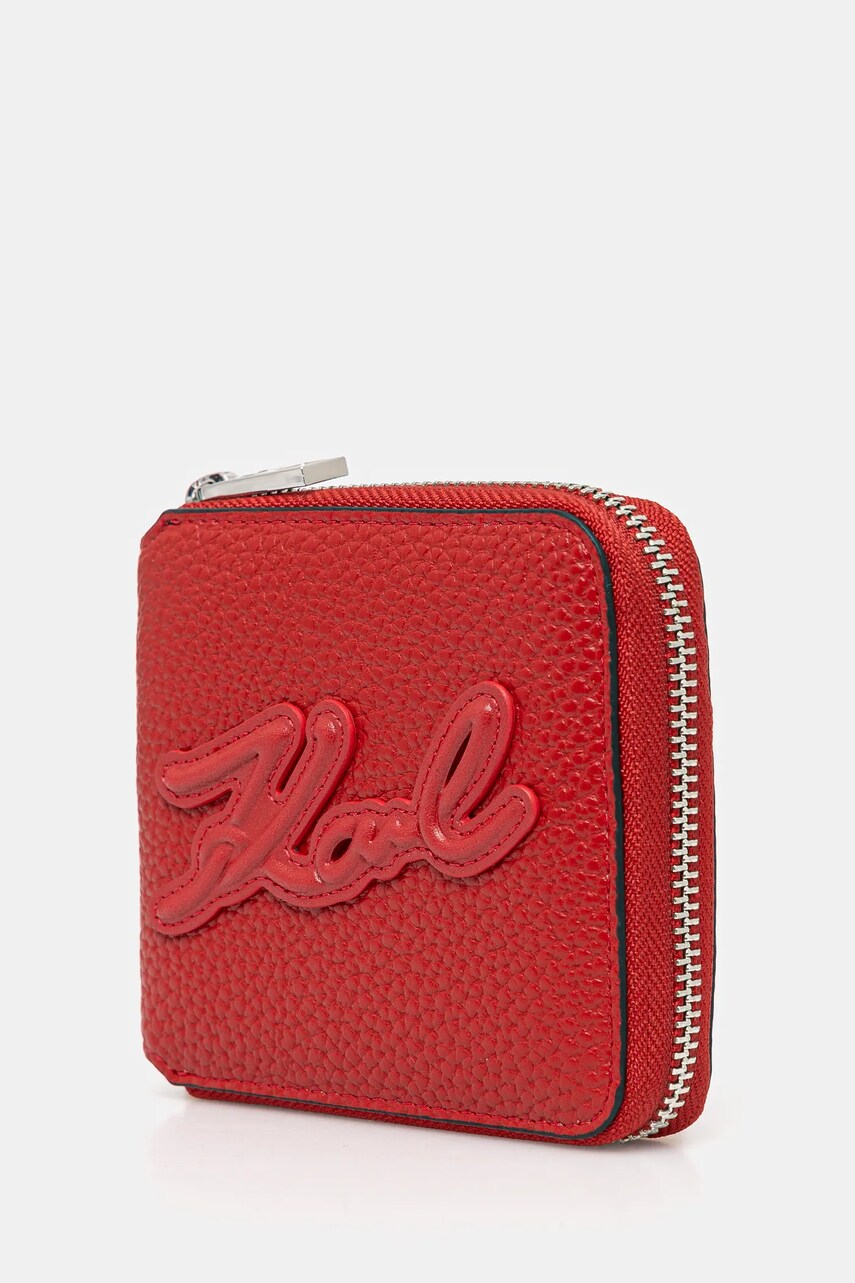 Гаманець Karl Lagerfeld жіночий колір червоний A1W32054