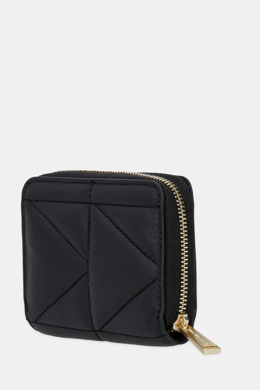 Шкіряний гаманець Karl Lagerfeld жіночий колір чорний A1W32064