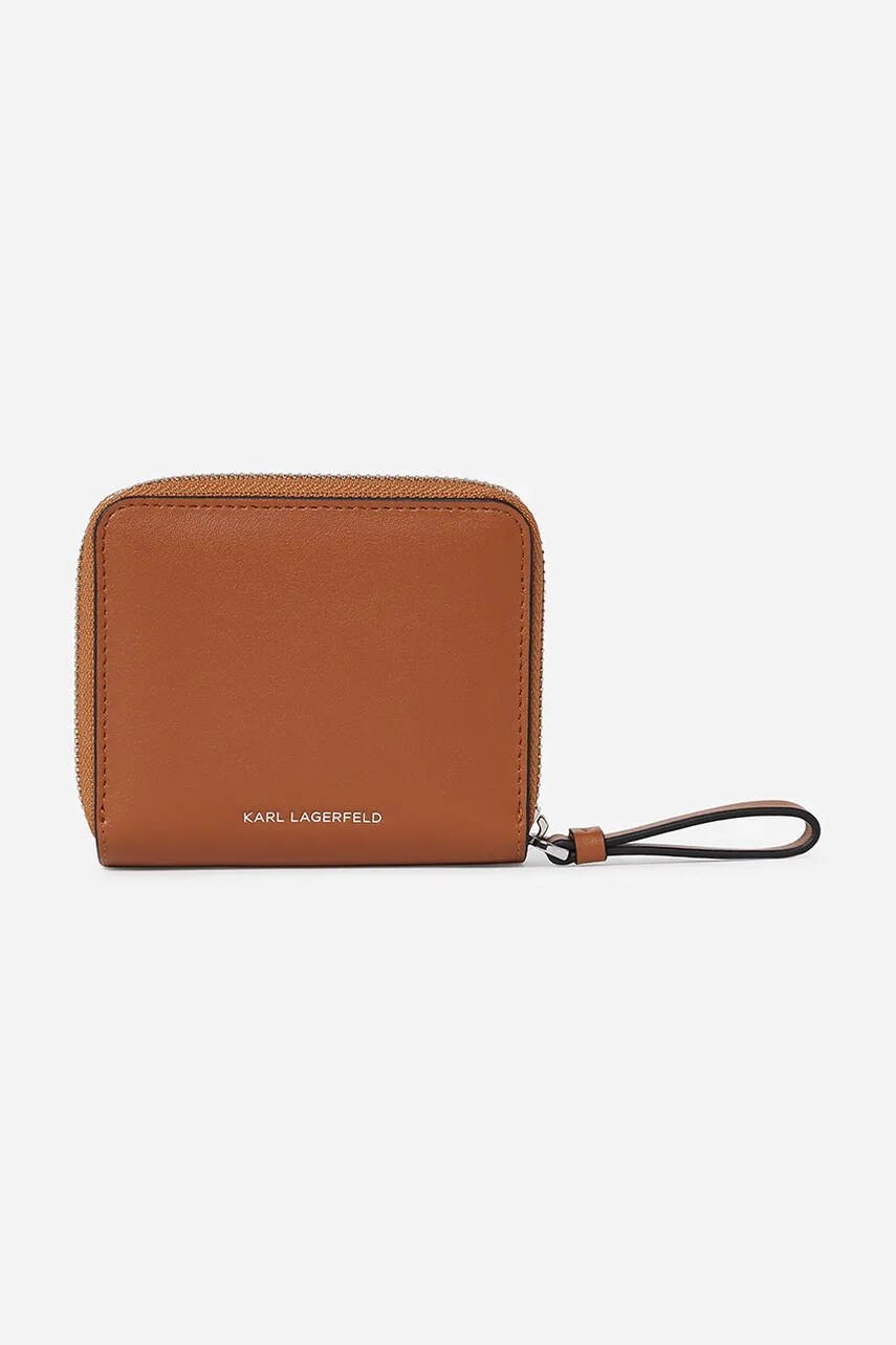 Гаманець Karl Lagerfeld жіночий колір коричневий A1W32084