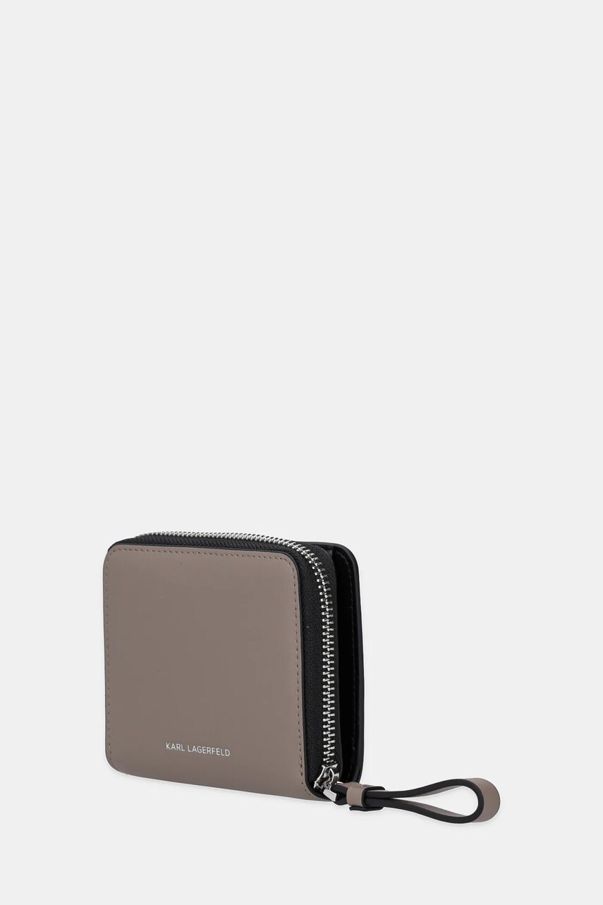 Гаманець Karl Lagerfeld жіночий колір сірий A1W32084